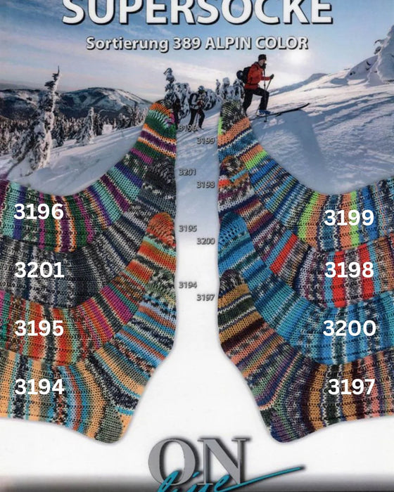 Supersocke 6ply Alpin Color
