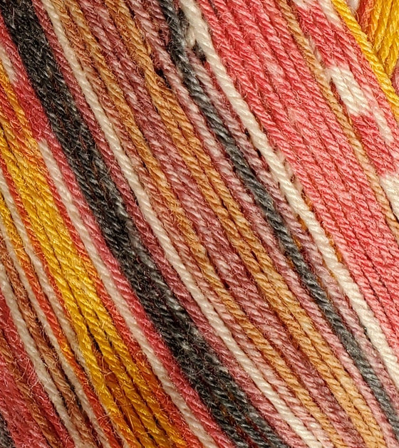 Opal sock butterfly